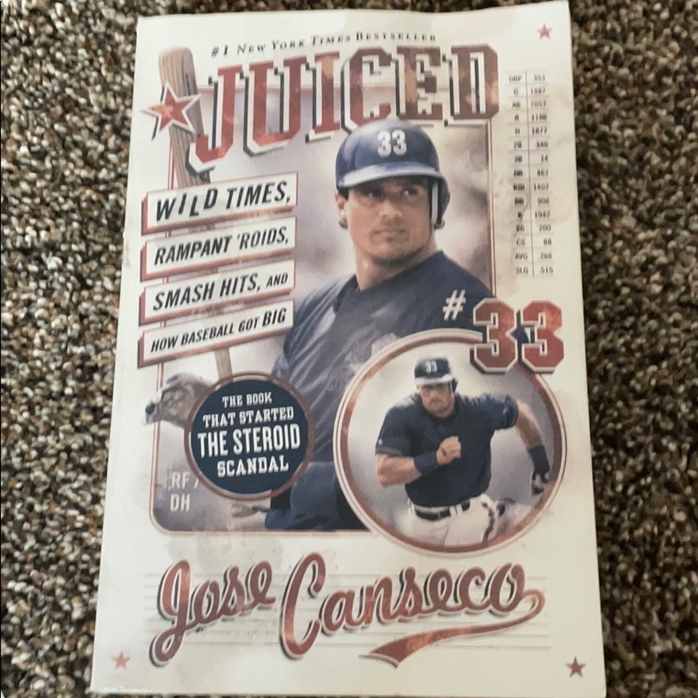 5/$10 book 📚 bundle juiced-Jose Canseco